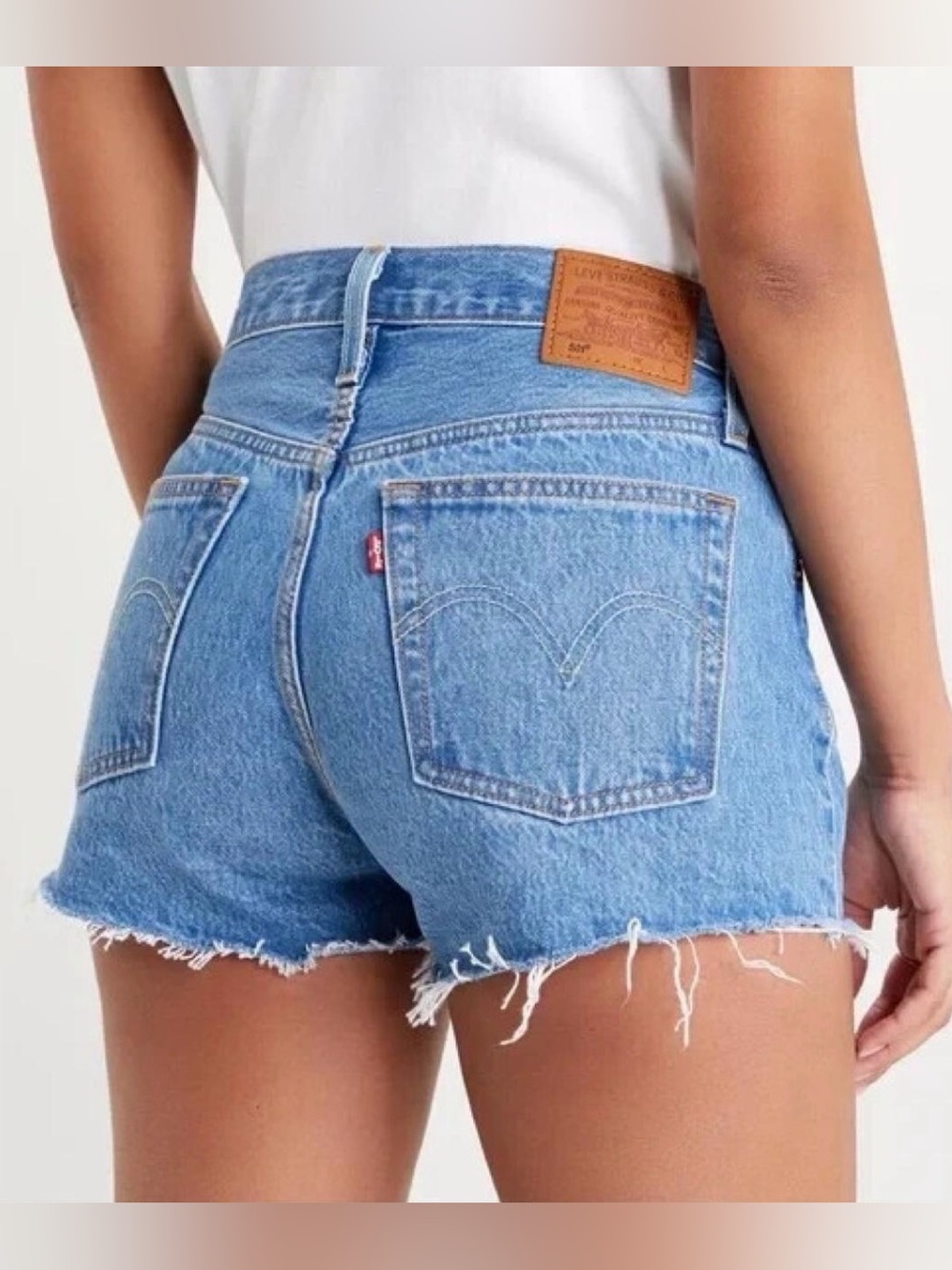Levi’s 501 High Rise Cutoff Shorts - Medium Wash
